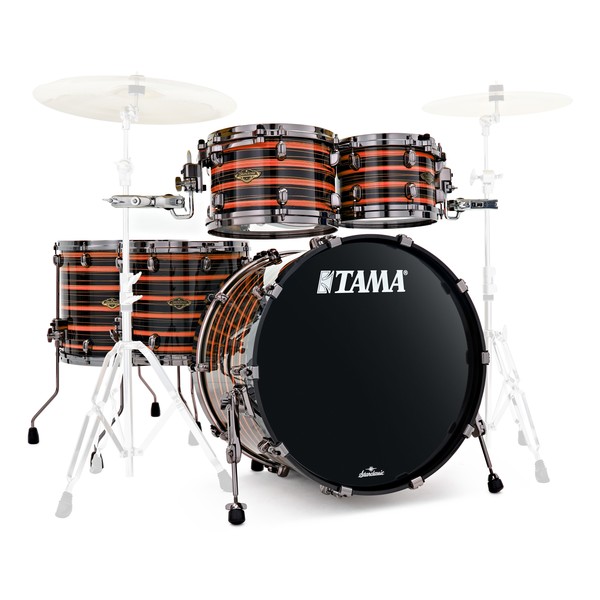 Tama Starclassic Walnut/Birch 22" 5pc, Neon Orange Oyster