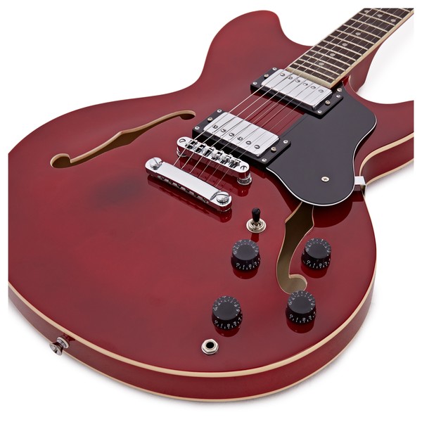 San Francisco Semi Acoustic Guitar by G4M, Red Wine - Nearly New