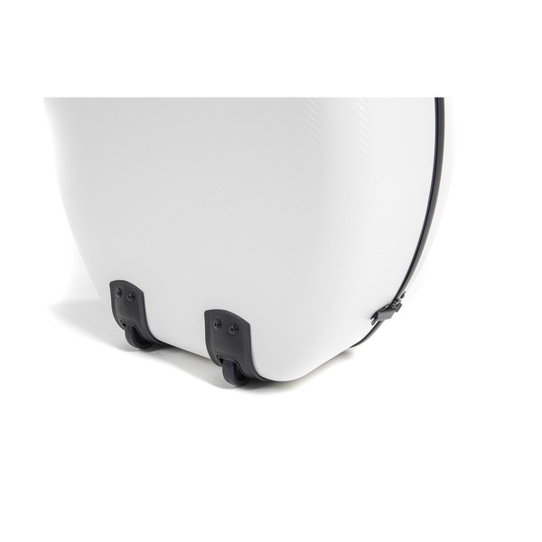 Gewa Pure Polycarbonate Cello Case With Wheels, White, Wheels