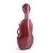 Gewa Pure Polycarbonate Cello Case With Wheels, Red