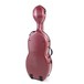 Gewa Pure Polycarbonate Cello Case With Wheels, Red, Back