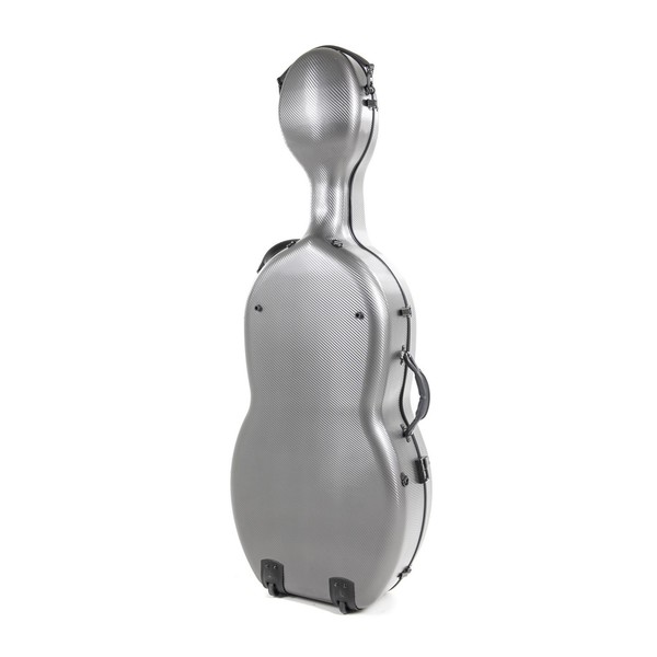 Gewa Pure Polycarbonate Cello Case With Wheels, Grey, Back