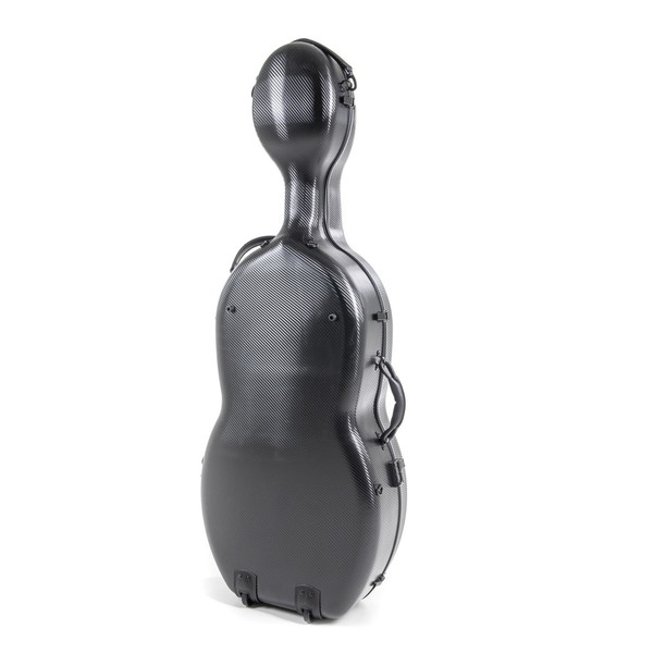Gewa Pure Polycarbonate Cello Case With Wheels, Black, Back