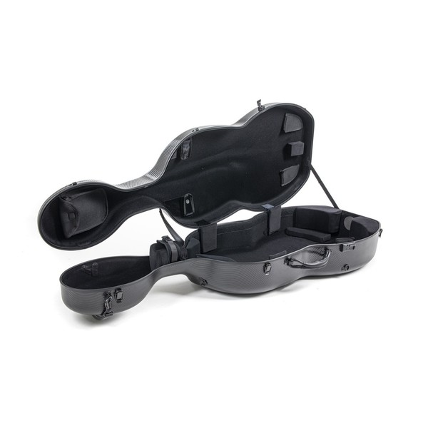 Gewa Pure Polycarbonate Cello Case With Wheels, Black, Inside
