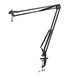 Heavy Duty Studio Arm Mic Stand by Gear4music - Angled