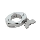 Gibraltar Chrome Hinged Memory Lock, Wing Nut Adjust