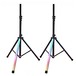 Galaxy LED Speaker Stand, Pair by Gear4music