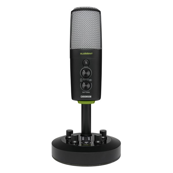 Mackie CHROMIUM Premium USB Microphone with 2-channel mixer- Front