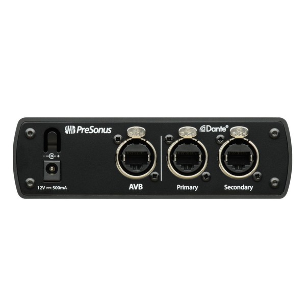 PreSonus AVB-D 16 Channel I/O AVB to Dante Bridge - Close up Rear View