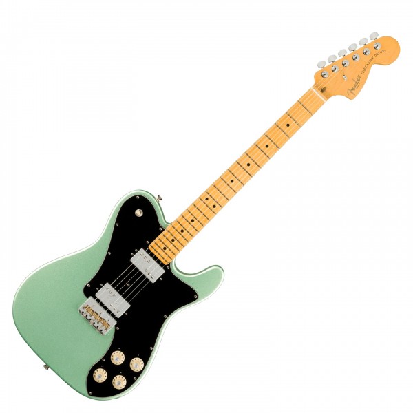 Fender American Pro II Telecaster Deluxe MN, Mystic Surf Green - front