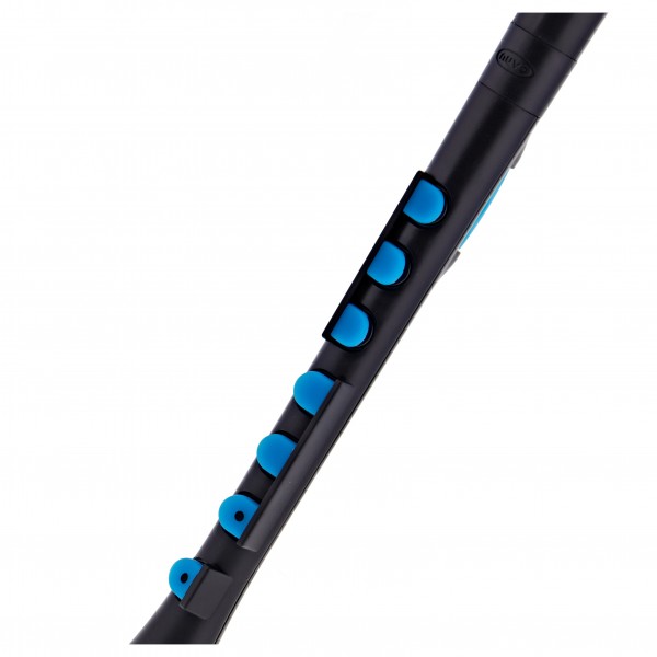 Nuvo Recorder+ with Hard Case, Black and Blue