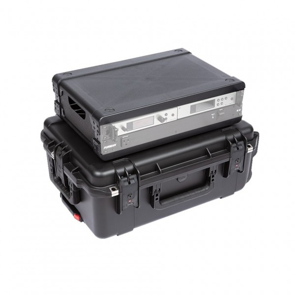 SKB 2U iSeries Injection Molded Fly Rack - 13" - Side View