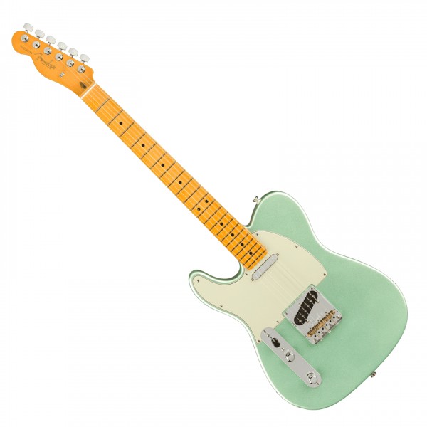 Fender American Pro II Telecaster MN LH, Mystic Surf Green - front