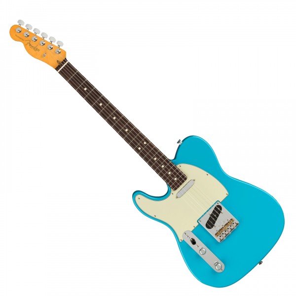 Fender American Pro II Telecaster RW LH, Miami Blue - front