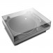 Lenco L-3808 Direct Drive USB DJ Turntable, Grey - Closed