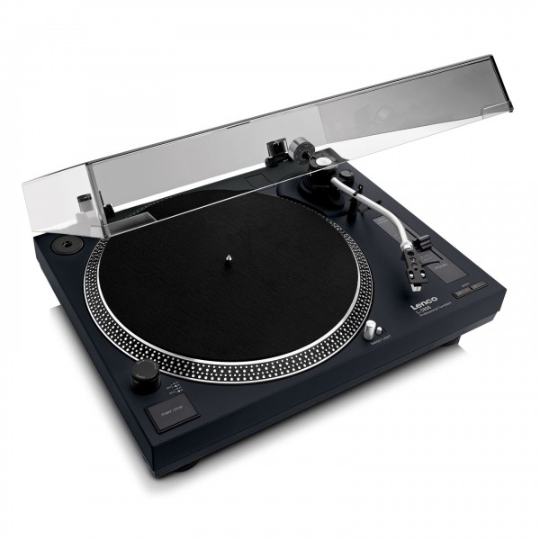 Lenco L-3808, Black - Angled