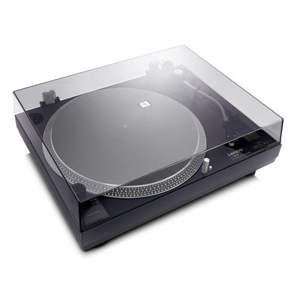 Lenco USB Turntable, Black - Closed