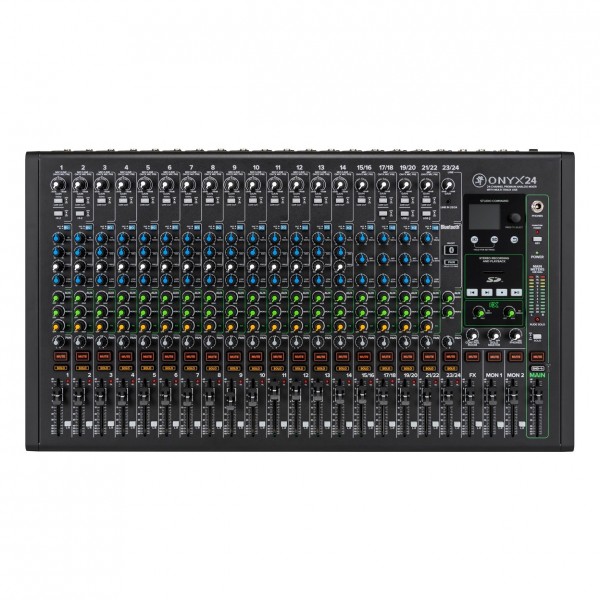 Mackie ONYX24 24-Channel Analog Mixer with Multi-Track USB - Top