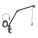 K&M 23860 Microphone Desk Arm, Black