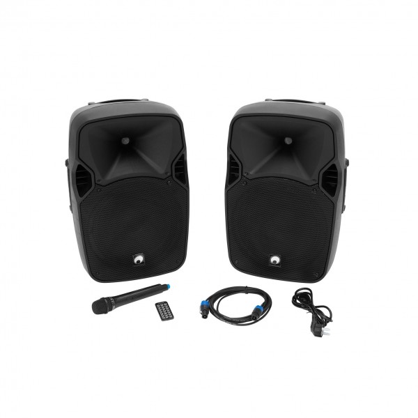 Omnitronic XFM-212AP Portable PA System with Wireless Microphone- Full