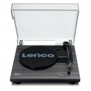 Lenco LS-10 Plattenspieler mit eingebauten Lautsprechern, Schwarz