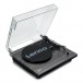 LS-10 Belt-Drive Turntable with Speakers - Angled Open