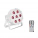 EUROLITE LED SLS-7 HCL Floor white - Front with Remote