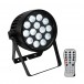 EUROLITE AKKU IP PAR 14 HCL QuickDMX - Front Angled Right with Remote