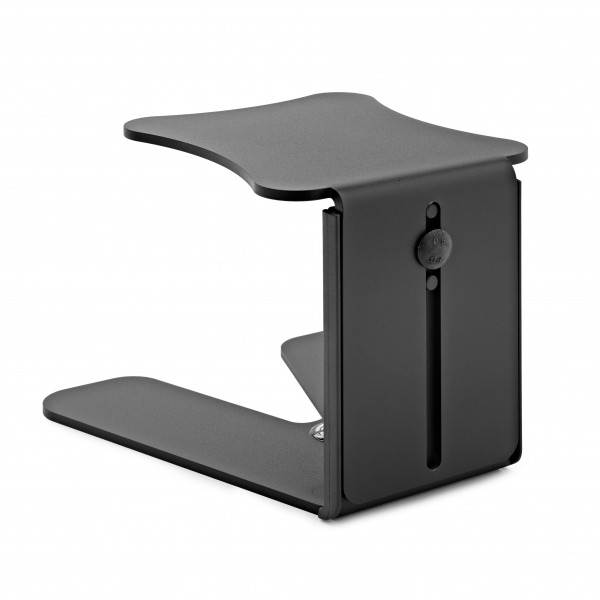 K&M 26772 Table Monitor Stand, Structured Black