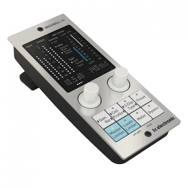 TC Electronic BRICKWALL HD-DT Mastering Limiter Plug-in and Interface - Side View 