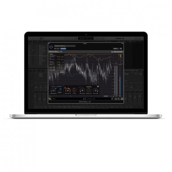 TC Electronic BRICKWALL HD-DT Mastering Limiter Plug-in (Macbook not Included)
