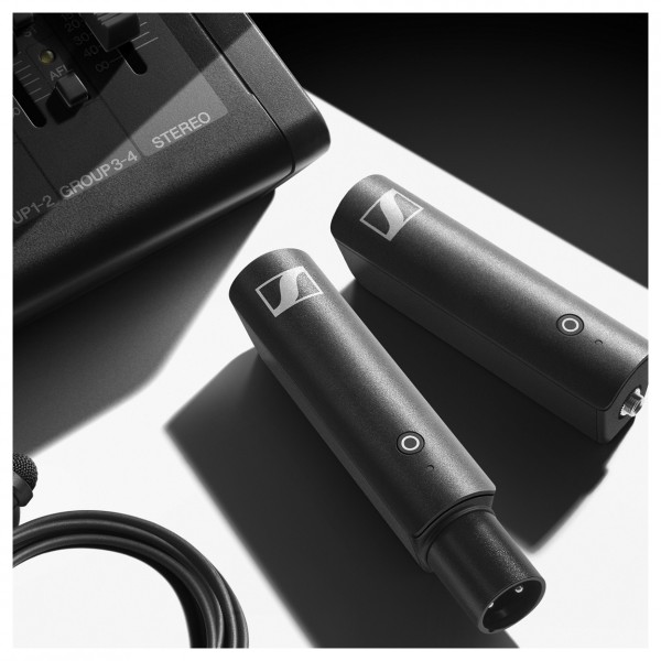 Sennheiser XSW-D Digital Wireless System, Lavalier Set, Application Shot with Mixer