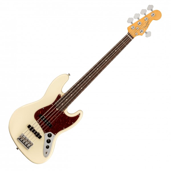 Fender American Pro II Jazz Bass V RW, Olympic White