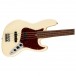 Fender American Pro II Jazz Bass Fretless RW, Olympic White close