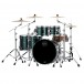 Mapex Saturn Evolution Birch/Walnut 22'' 5pc, Brunswick Green