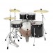 Pearl Export EXX 22'' Am. Fusion Drums, Jet Black - Back