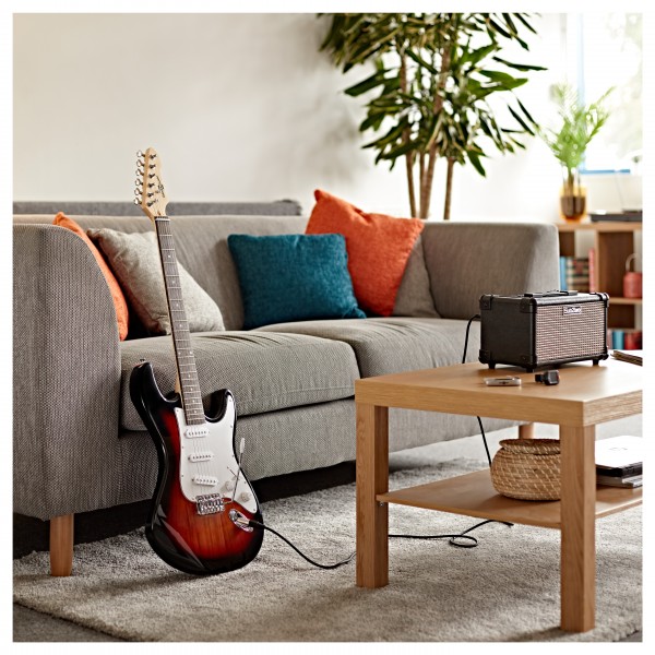LA Electric Guitar + 35W Complete Amp Pack, Sunburst