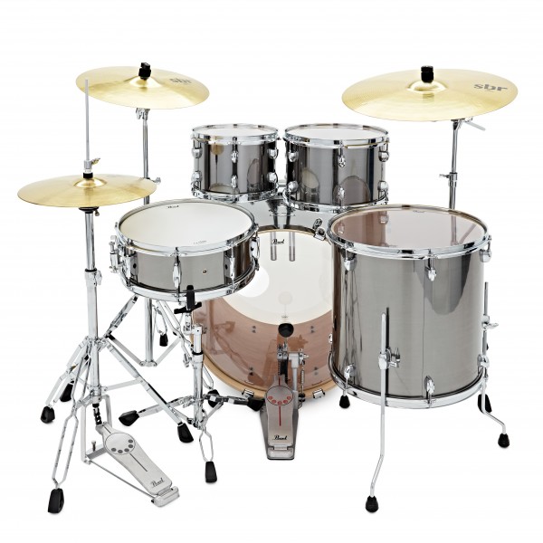 Pearl Export EXX 20'' Fusion Drum Kit, Smokey Chrome
