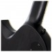 ESP LTD EC-401QM, See-Thru Black Satin - heel joint