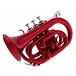 Stagg TR247S Pocket Trumpet, Red