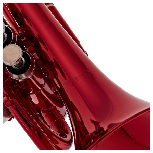 Stagg TR247S Pocket Trumpet, Red