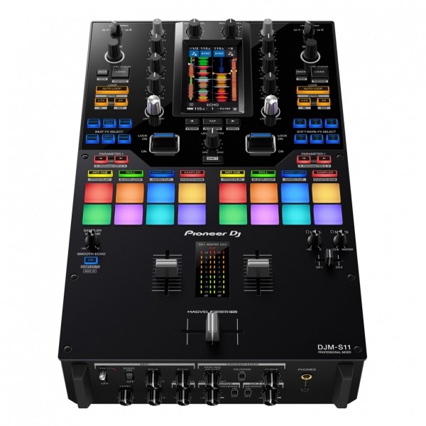 Pioneer DJM S11 Battle Mixer - Top Angle