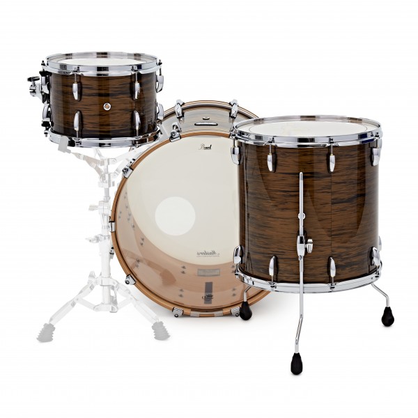 Pearl Masters MCT 3pc Shell Pack, Chrome Contrail, Bronze Oyster