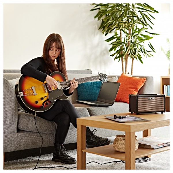 San Diego Semi Acoustic Guitar by Gear4music, Sunburst