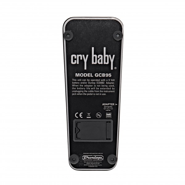 Dunlop GCB95 CryBaby Wah Pedal at Gear4music
