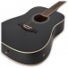 Dreadnought Electro Acoustic Guitar by Gear4music, Black