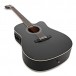 Dreadnought Cutaway Electro Acoustic Guitar, Black