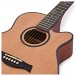 3/4 Single Cutaway Electro Acoustic Guitar by Gear4music