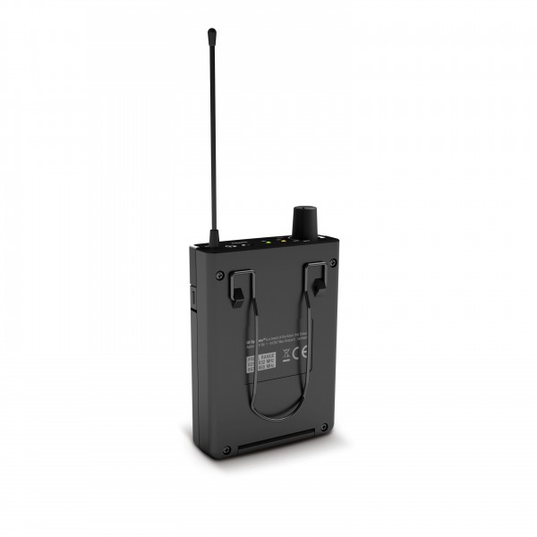LD Systems U308 IEM Receiver Back Angled