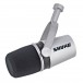 Shure MV7 Podcast Microphone, Silver with Studio Arm